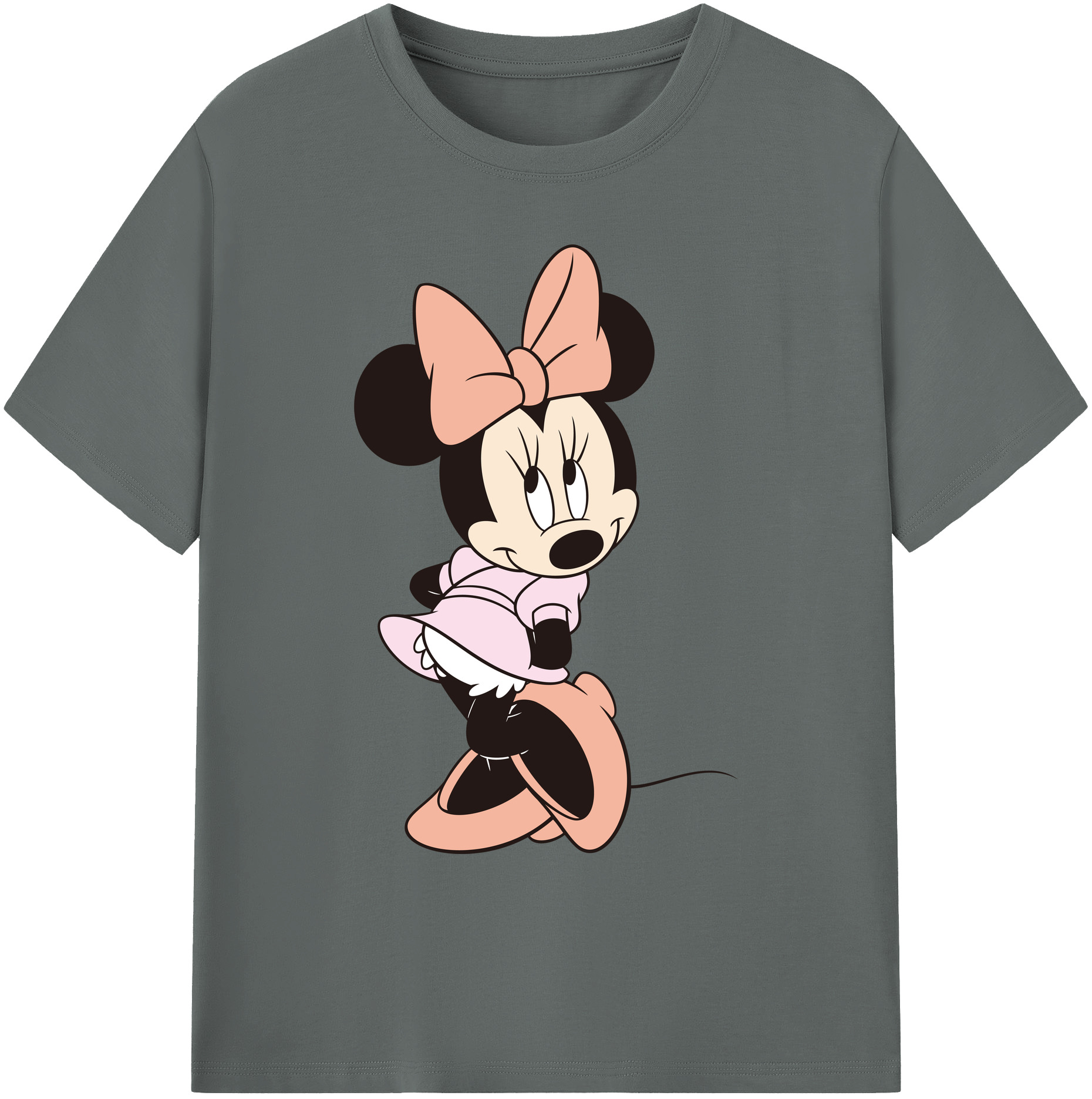 ミッキーマウス Mickey Mouse 綿100％ メンズ半袖Tシャツ｜肌触りやわらか＆通気性